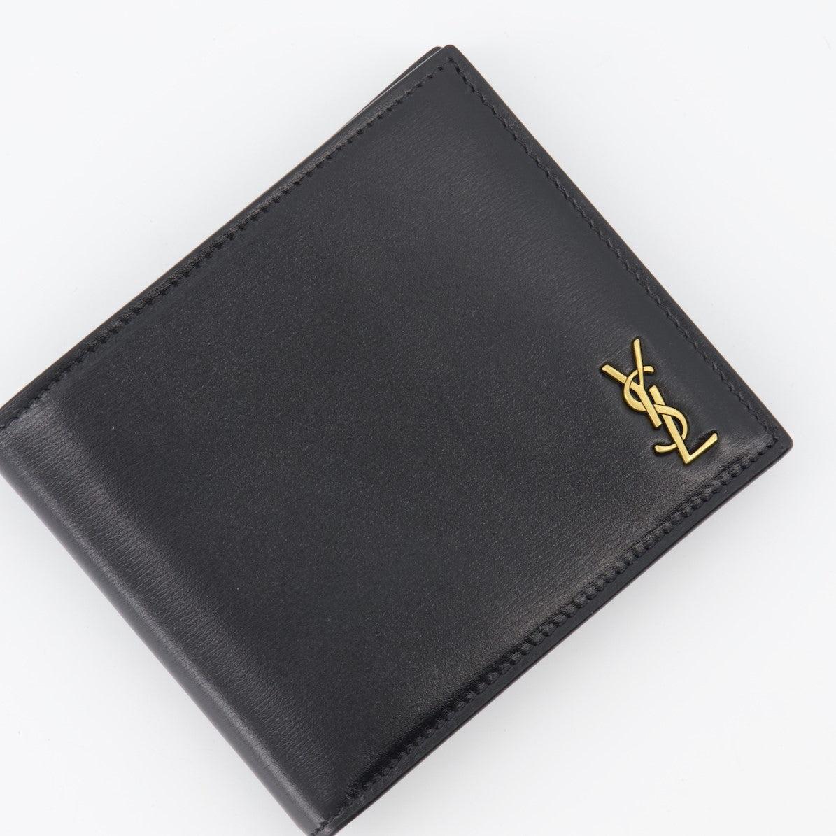 Small leather goods YSL wallet Saint Laurent Black Man