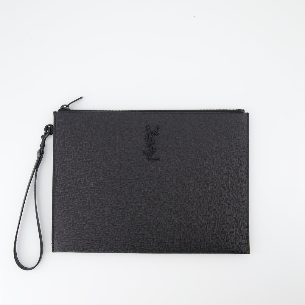 Bustine Pochette Cassandre Saint Laurent Nero Homme