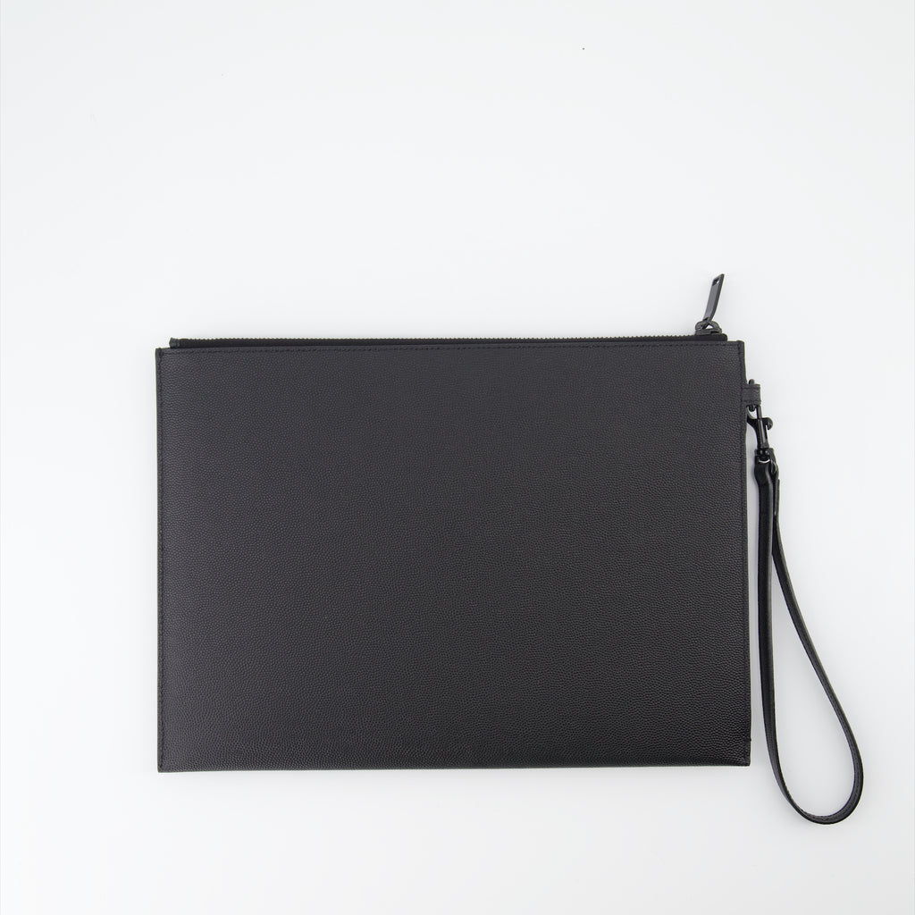 Bustine Pochette Cassandre Saint Laurent Nero Homme