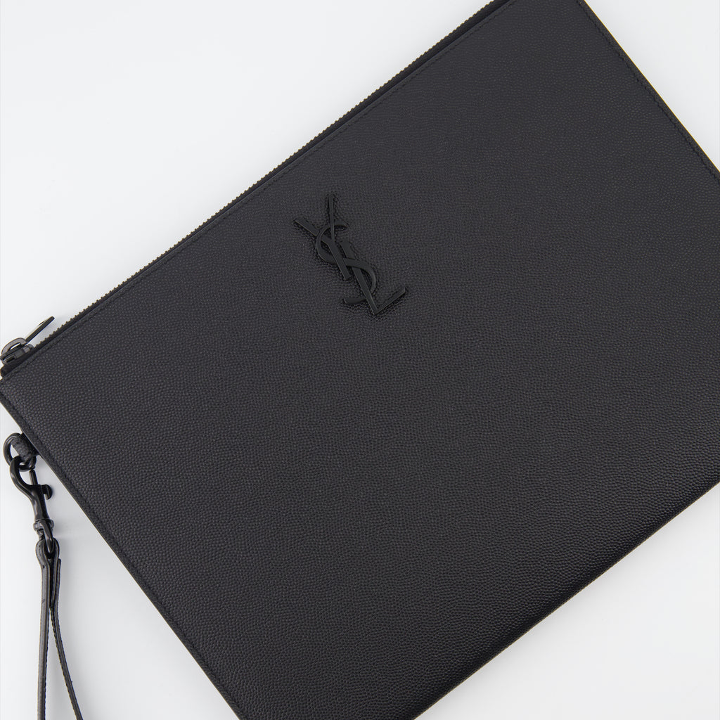Bustine Pochette Cassandre Saint Laurent Nero Homme