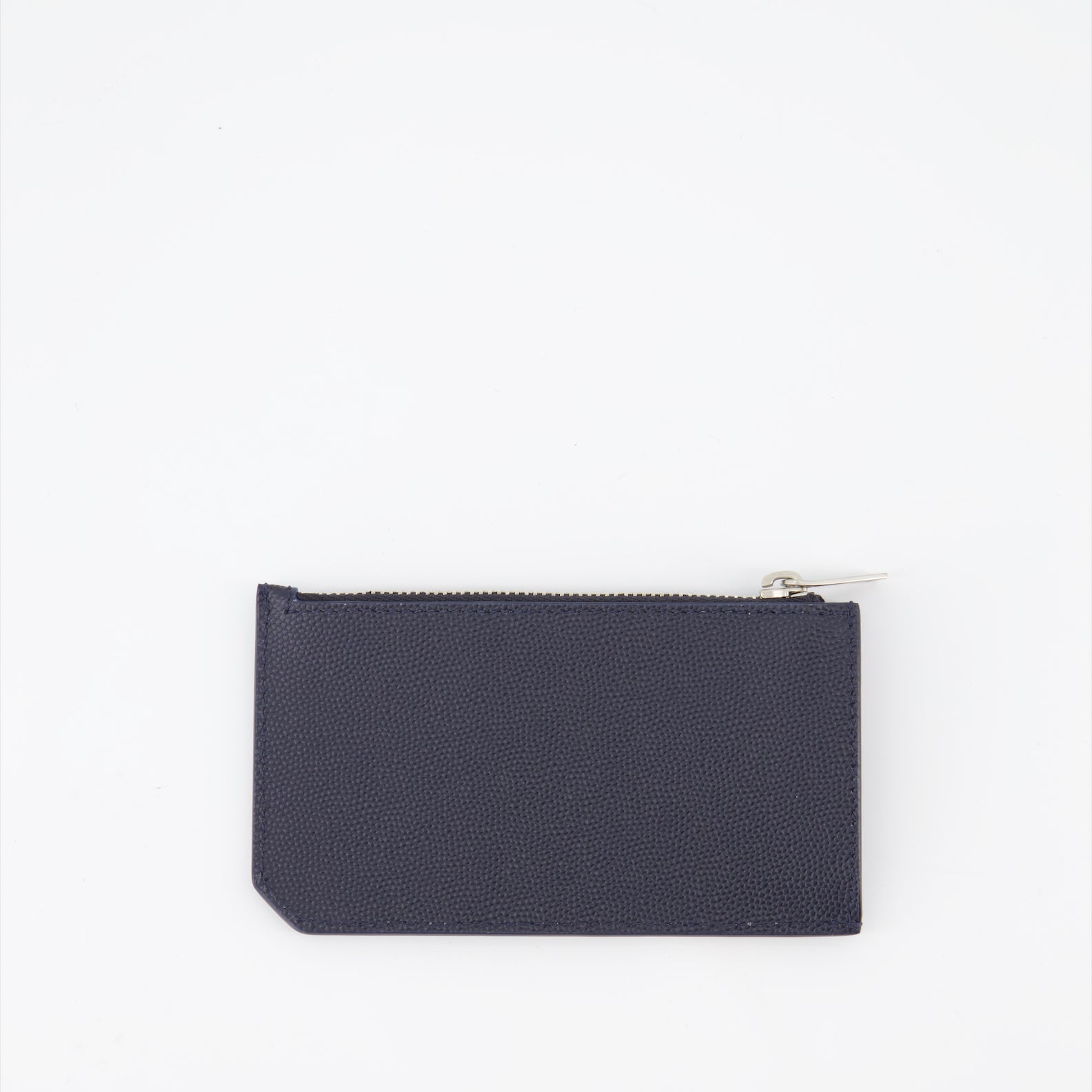 Petite maroquinerie Porte-cartes zippé Saint Laurent Bleu foncé Homme