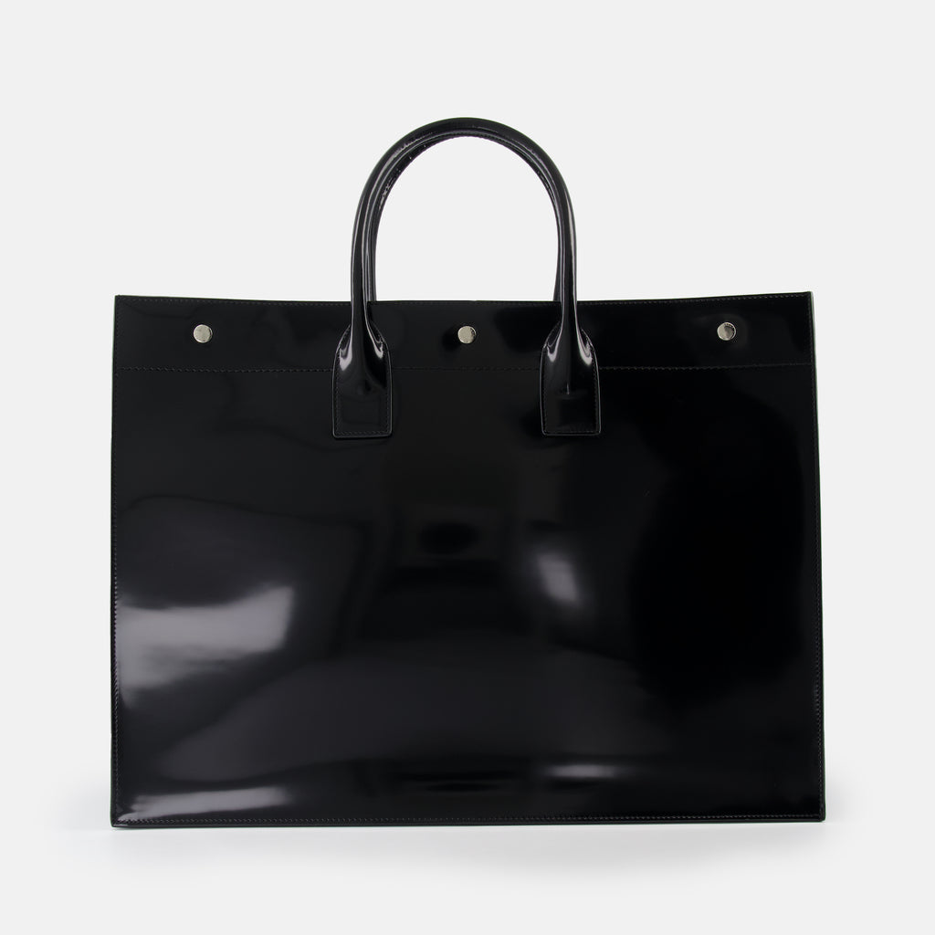 Borse tote Sac cabas Rive Gauche Saint Laurent Nero Homme