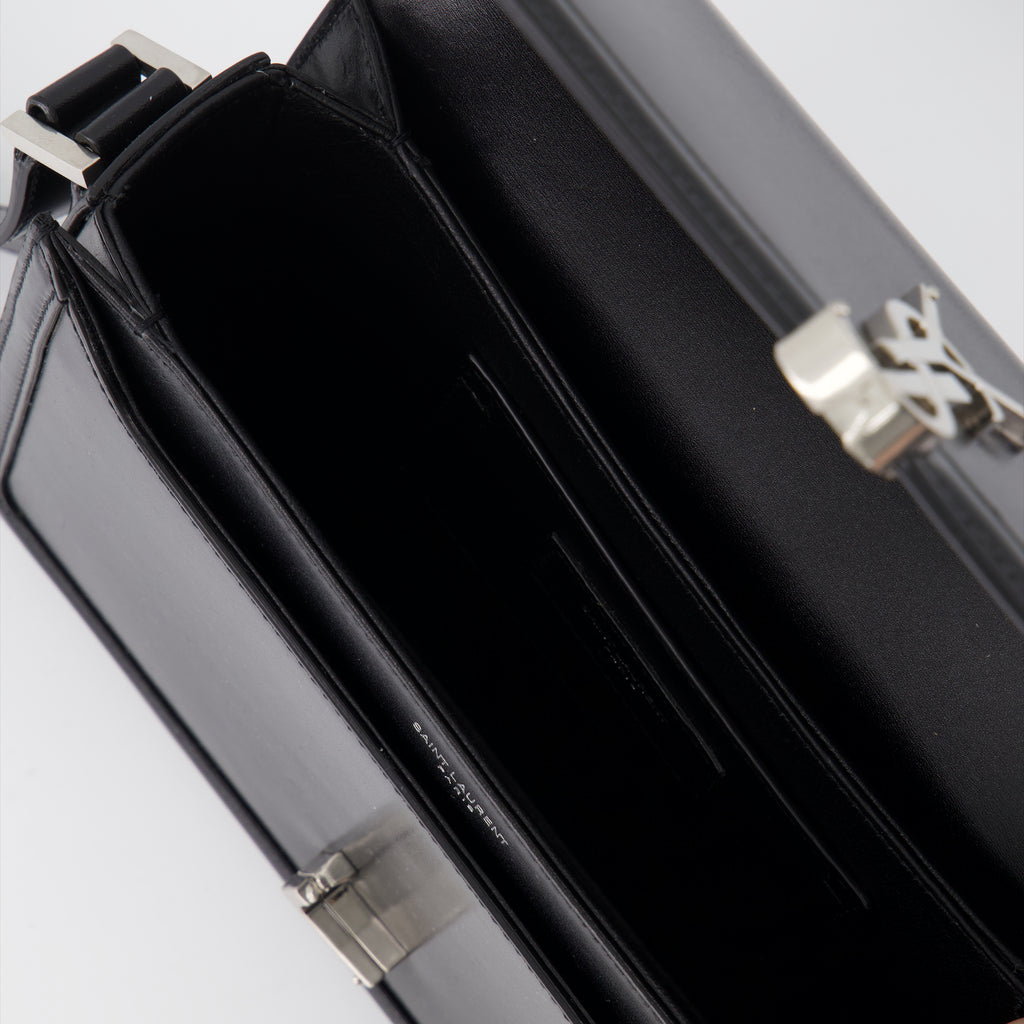 Sacs bandoulière Sac Solferino Saint Laurent Noir Homme