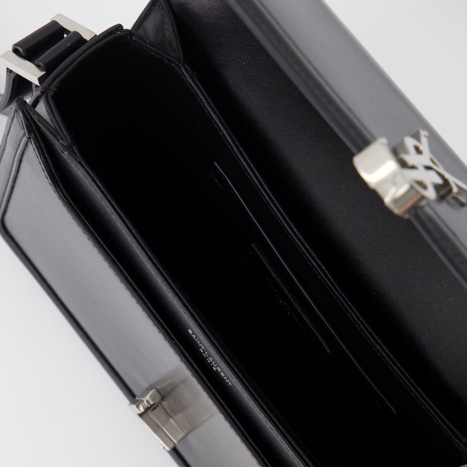 Sacs bandoulière Sac Solferino Saint Laurent Noir Homme