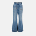 Pants Flared jeans Victoria Beckham Blue Women