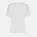 T-shirts T-shirt à slogan Victoria Beckham Blanc Femme