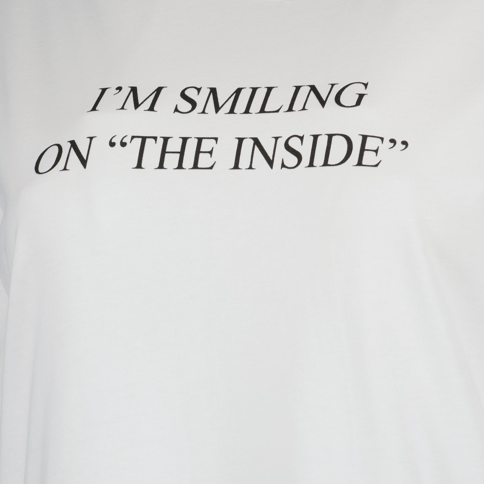 T-shirts T-shirt à slogan Victoria Beckham Blanc Femme