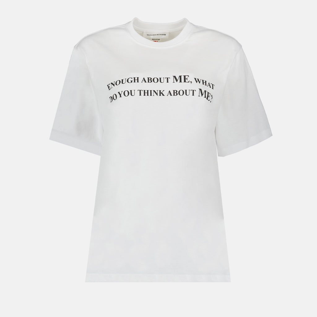 T-shirts Slogan T-shirt Victoria Beckham White Women