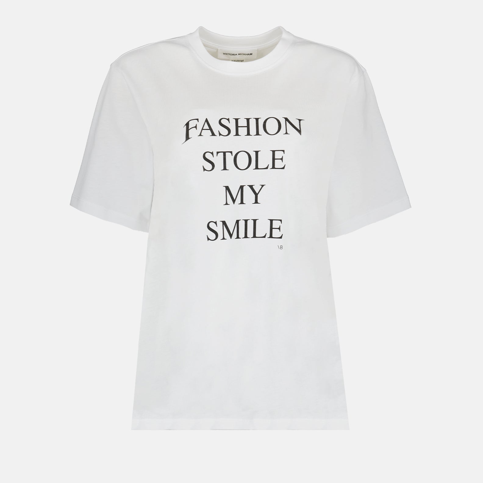 Camisetas T-shirt à slogan Victoria Beckham Blanco Femme
