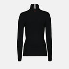 Maille Pull col roulé en laine Victoria Beckham Noir Femme