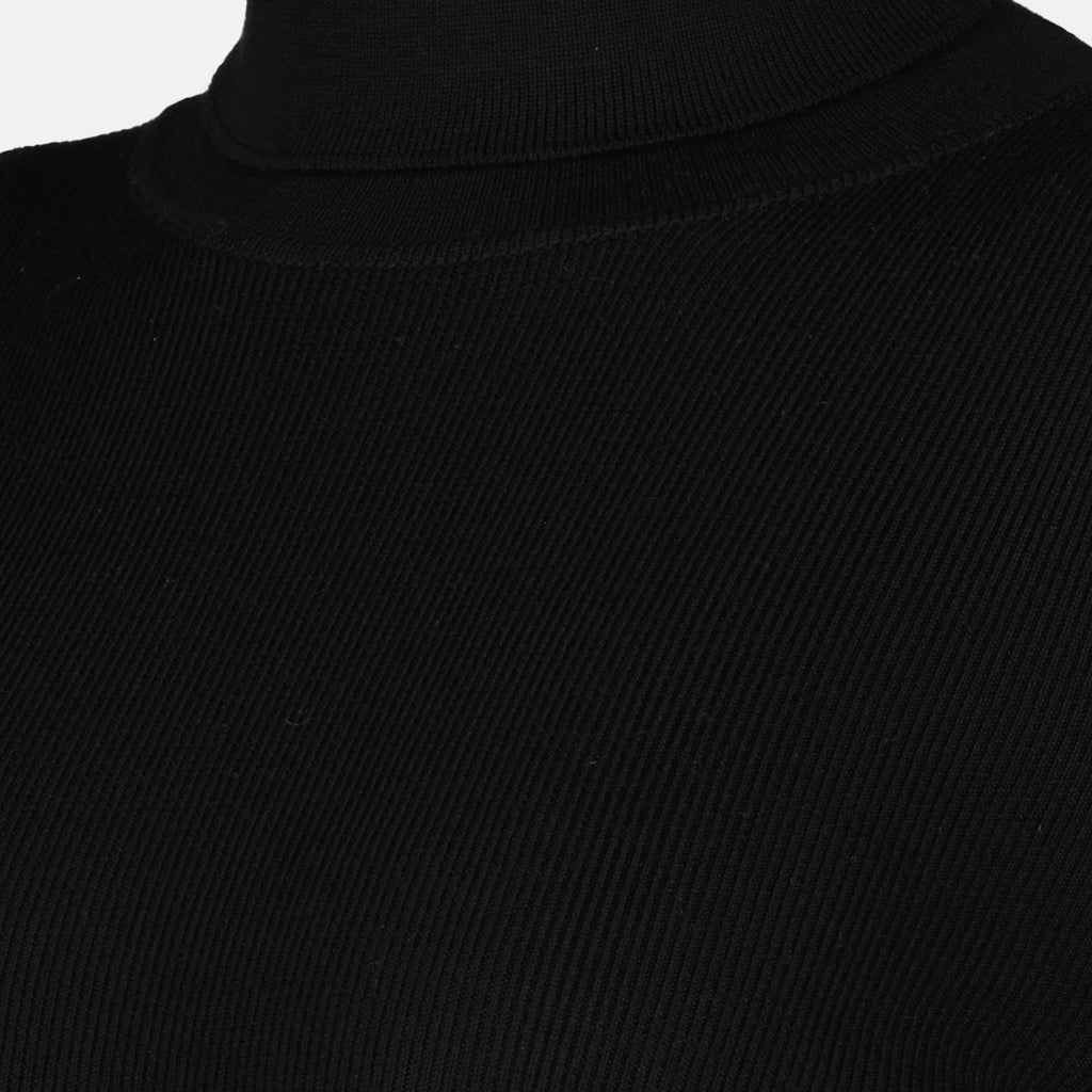Maille Pull col roulé en laine Victoria Beckham Noir Femme