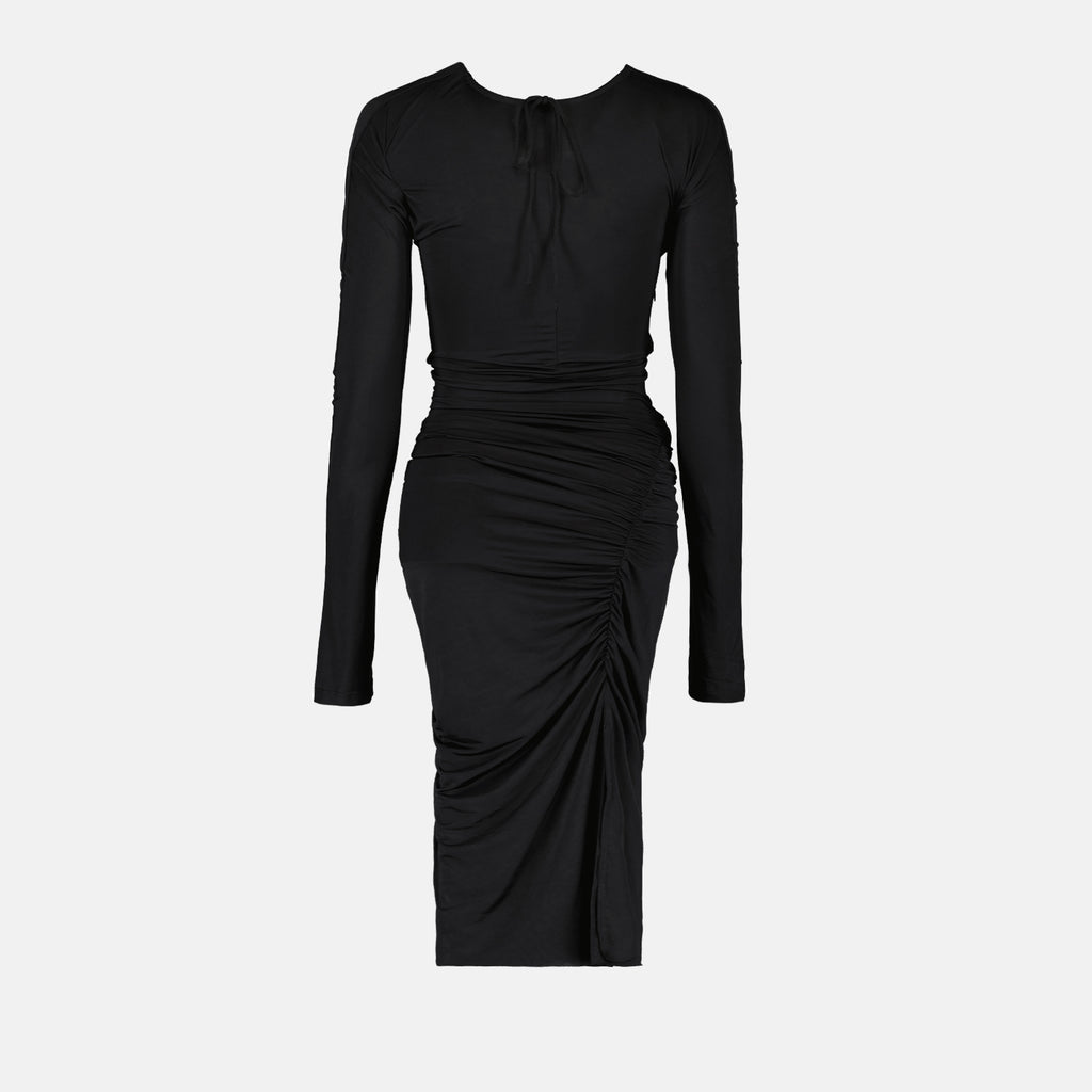 Dresses Long ruched dress Victoria Beckham Black Women