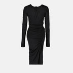 Dresses Long ruched dress Victoria Beckham Black Women