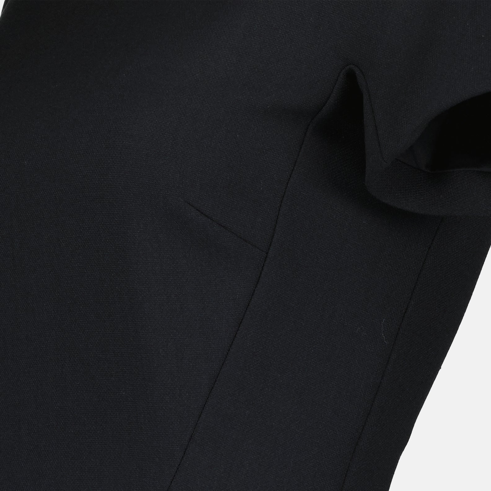 Robes Robe longue zippée Victoria Beckham Noir Femme