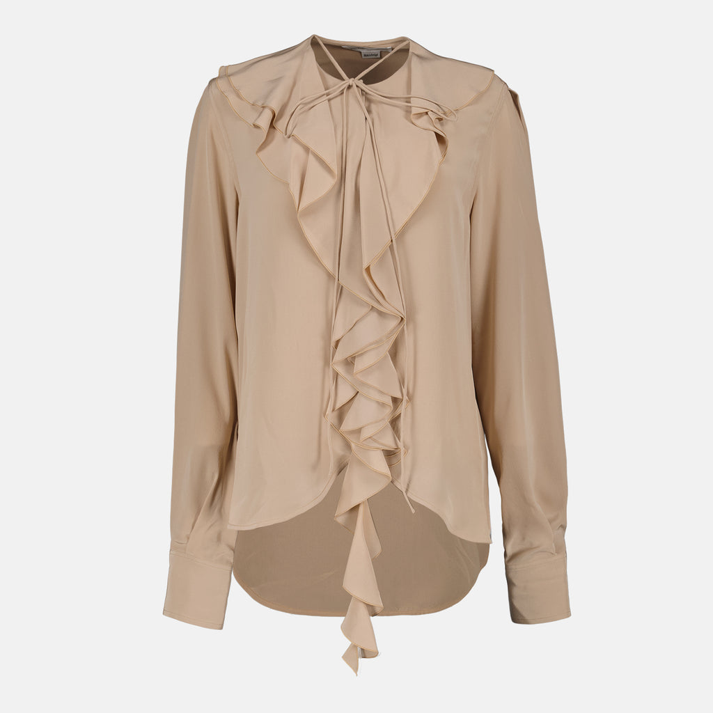 탑 Blouse Romantique Victoria Beckham 베이지 Femme
