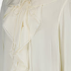 トップス ロマンティックブラウス Victoria Beckham ベージュ 女性