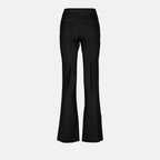 Pantalons Pantalon évasé Victoria Beckham Noir Femme