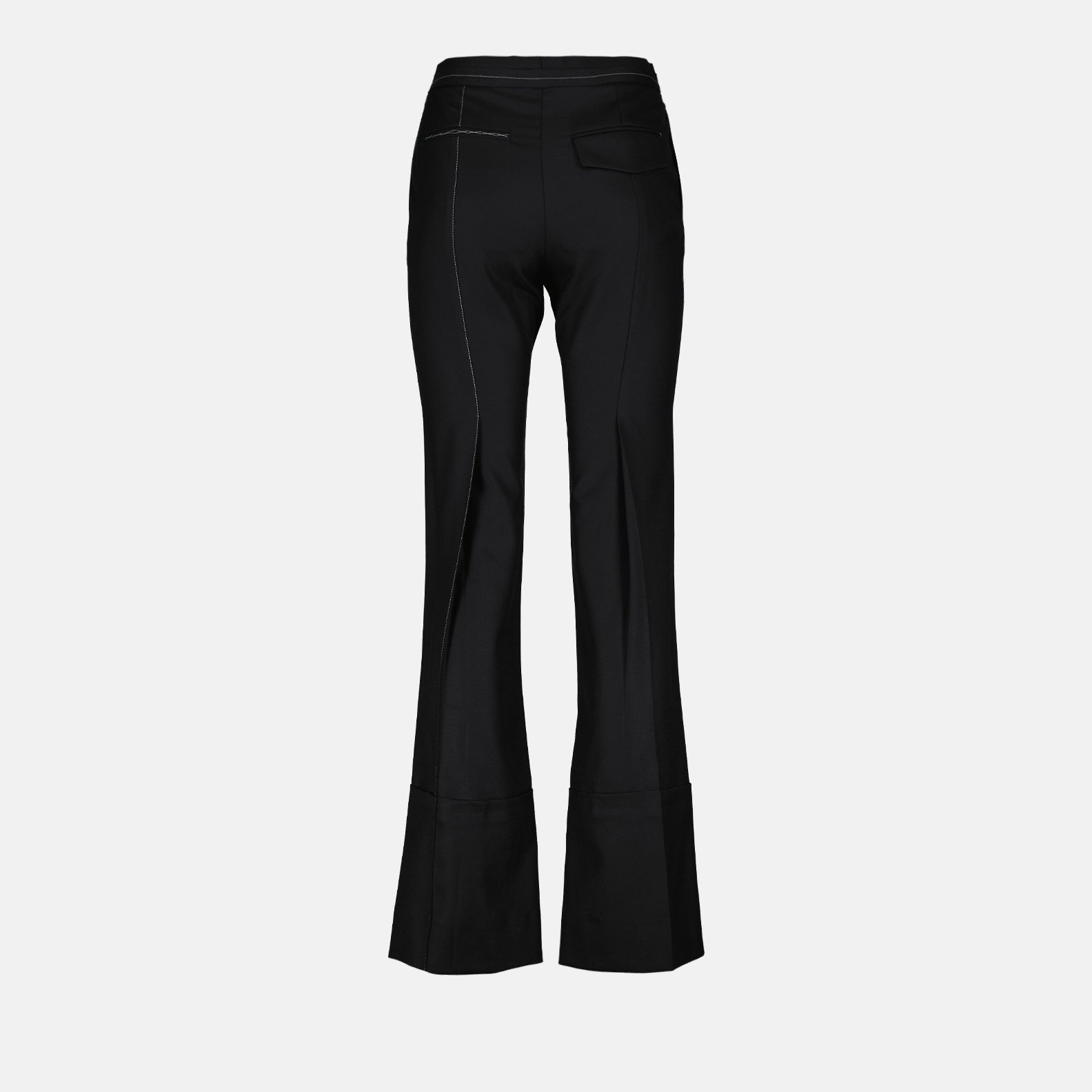 Pantalons Pantalon évasé Victoria Beckham Noir Femme