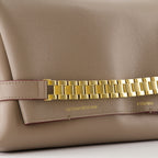 핸드백 및 숄더백 Pochette Jumbo chaîne Victoria Beckham 베이지 Femme