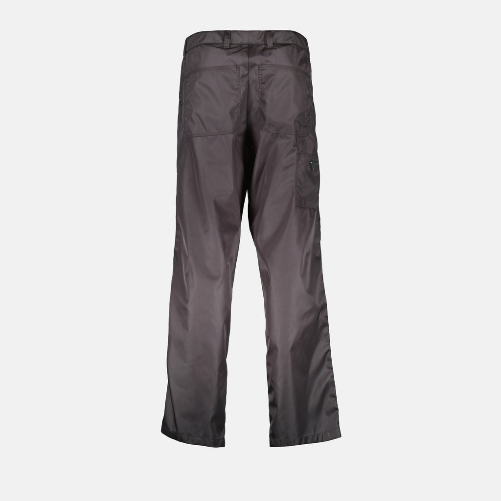 Pants Re-Nylon Pants Prada Gray Man