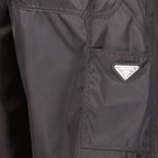 Pants Re-Nylon Pants Prada Gray Man