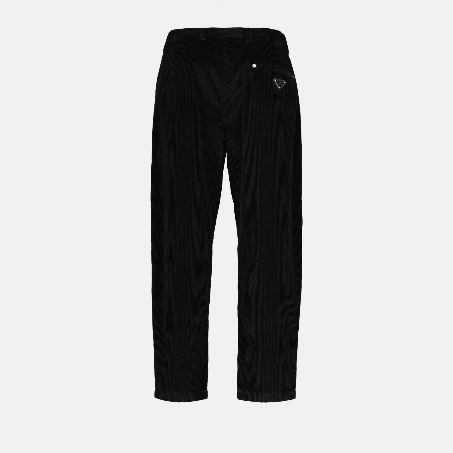 Hosen Pantalon en velours côtelé Prada Schwarz Homme