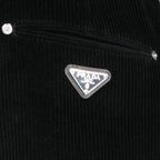 Hosen Pantalon en velours côtelé Prada Schwarz Homme