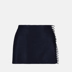 Skirts Mini skirt Prada Dark blue Women