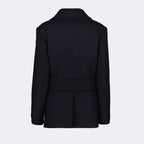 Jackets Wool Peacoat Prada Dark blue Femme