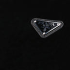 Coats Velvet down jacket Prada Black Man