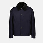 Vestes Blouson épais Prada Bleu foncé Homme