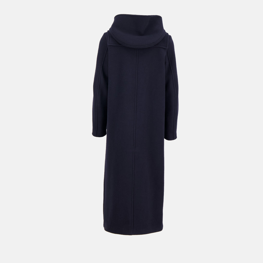 Coats Wool Duffle Coat Prada Dark blue Man