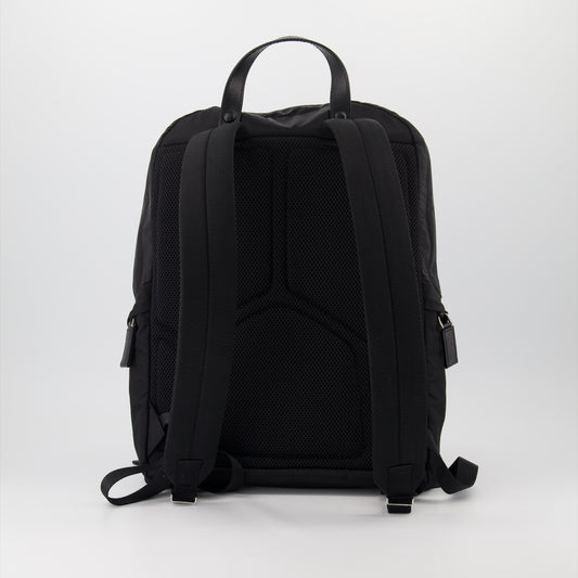 Backpack in Re-Nylon and leather