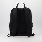 Sacs à dos Sac à dos en Re-Nylon et cuir Prada Noir Homme