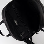 Sacs à dos Sac à dos en Re-Nylon et cuir Prada Noir Homme