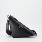 Crossbody bags Triangle bag Prada Black Man