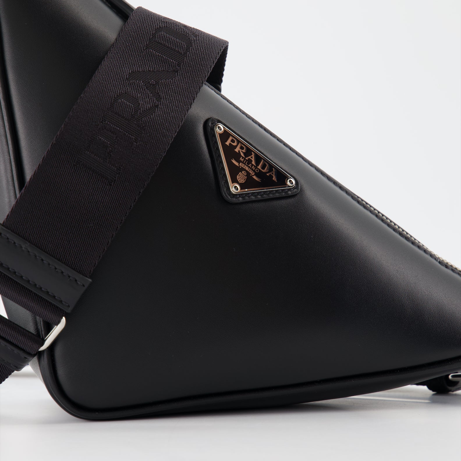 Crossbody bags Triangle bag Prada Black Man