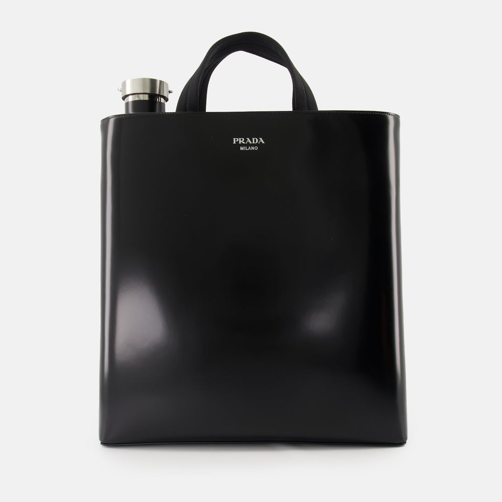 Borse a tracolla Sac cabas en cuir Prada Nero Homme