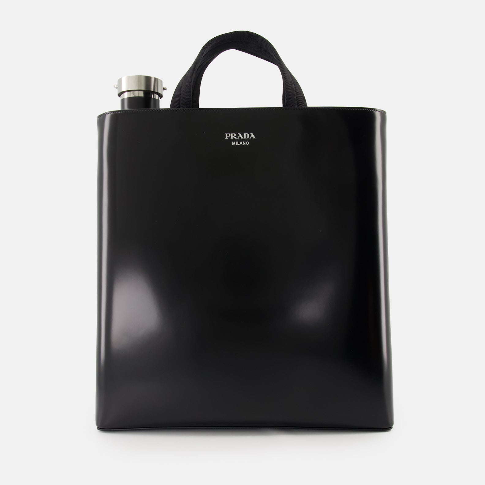 Borse a tracolla Sac cabas en cuir Prada Nero Homme