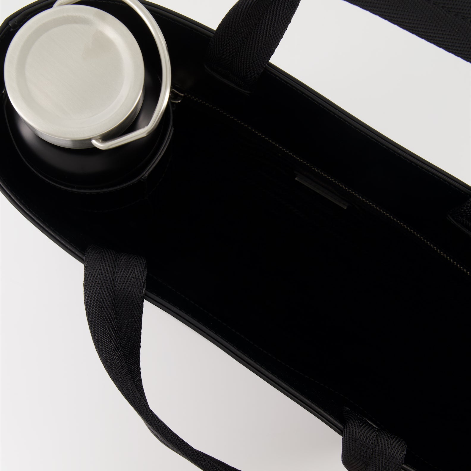 Borse a tracolla Sac cabas en cuir Prada Nero Homme