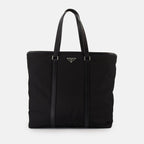 Borse tote Sac cabas en Re-Nylon Prada Nero Homme
