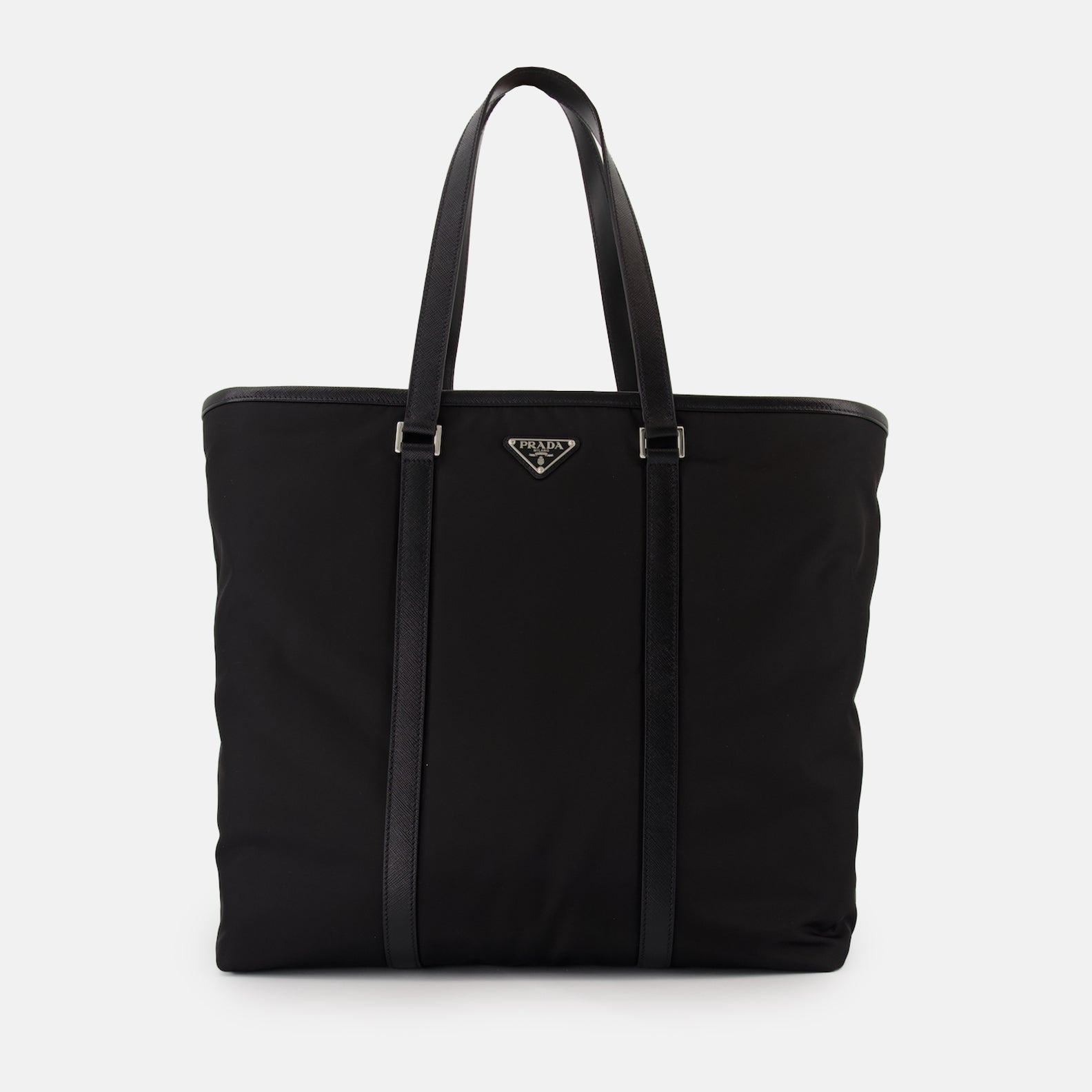 Borse tote Sac cabas en Re-Nylon Prada Nero Homme
