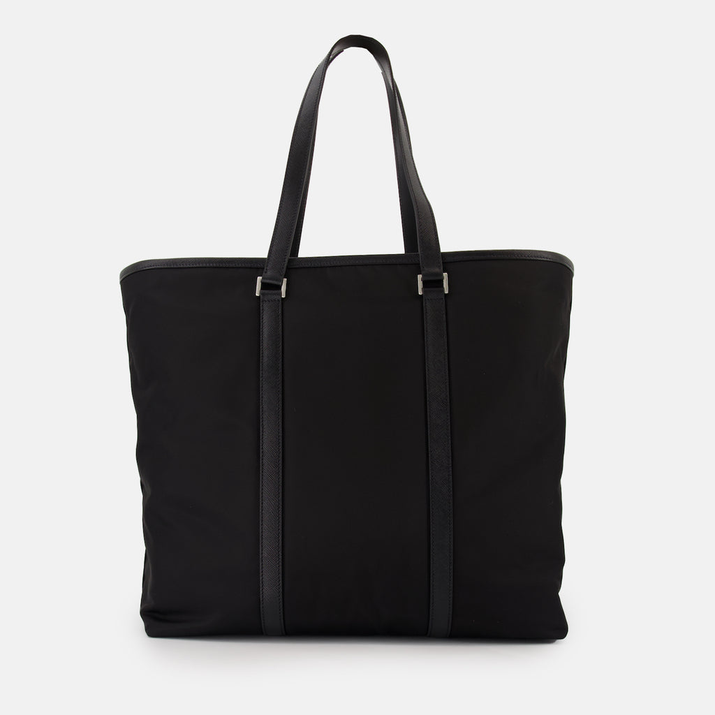 Borse tote Sac cabas en Re-Nylon Prada Nero Homme