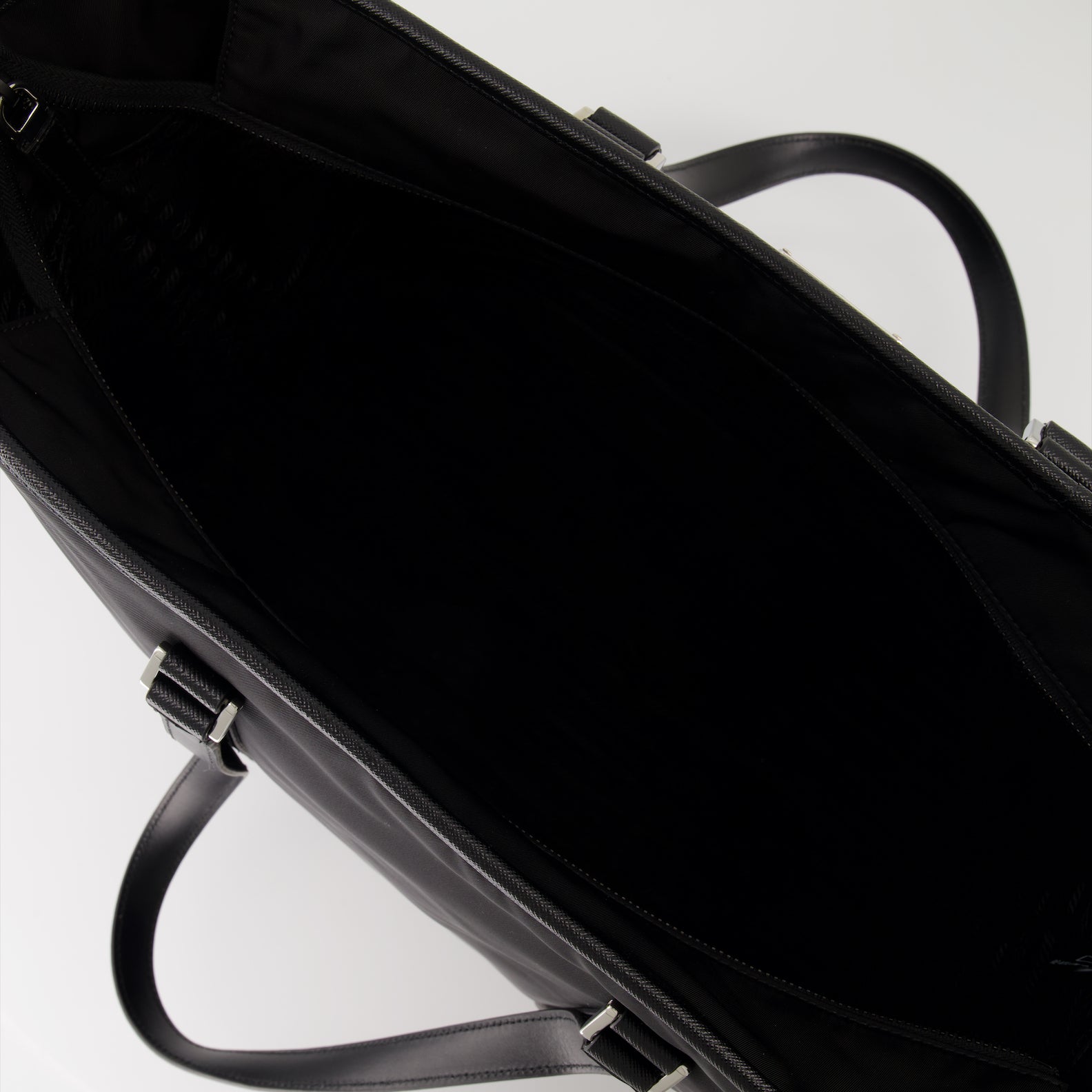 Borse tote Sac cabas en Re-Nylon Prada Nero Homme