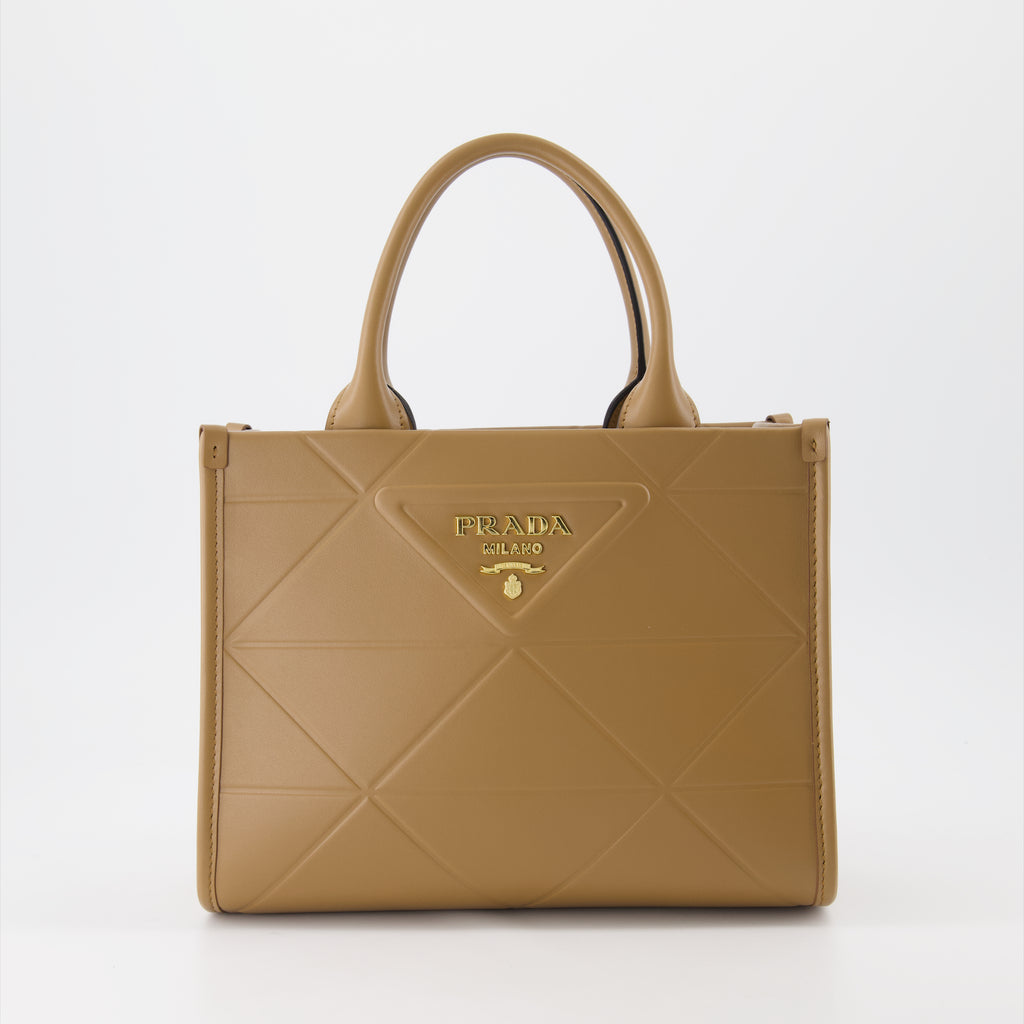 Borse tote Sac Symbole Prada Marrone Femme