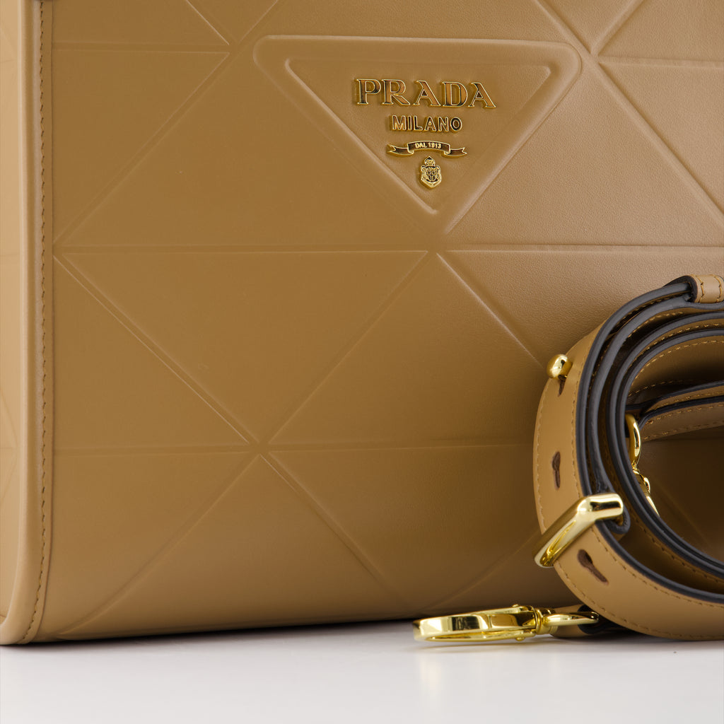 Borse tote Sac Symbole Prada Marrone Femme