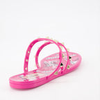 Open shoes Rockstud flip flops Valentino Garavani Pink Women