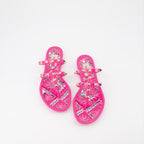 Open shoes Rockstud flip flops Valentino Garavani Pink Women