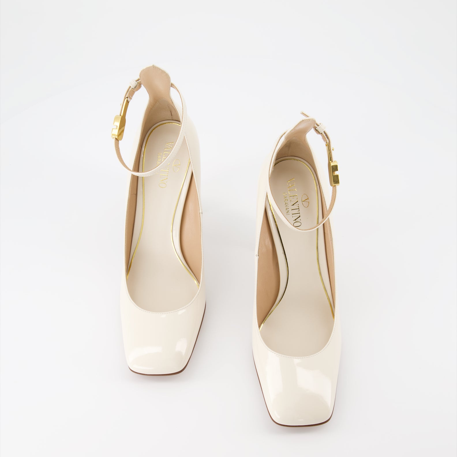 Pumps Escarpins Tan-Go Valentino Garavani Weiß Femme