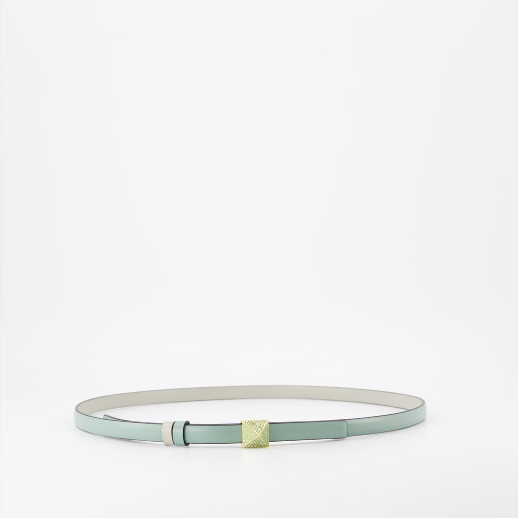 Belts Reversible One Stud Belt Valentino Garavani Blue Women